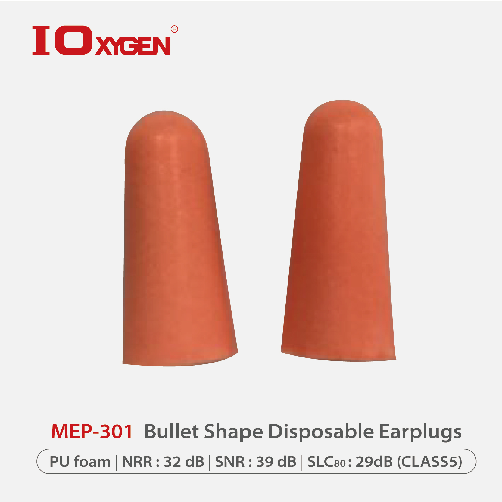 MEP-301 Bullet Shape Disposable Earplugs
