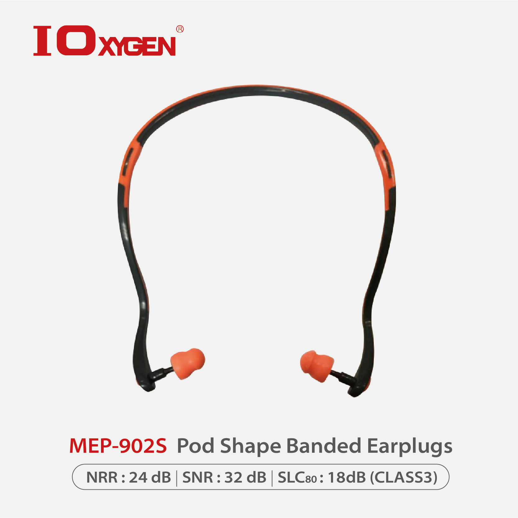 MEP-902S Pod Shape Banded Earplugs